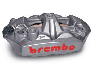 KIT PINZE FRENO M4 MONOBLOCCO BREMBO RACING 108MM + SET PASTIGLIE