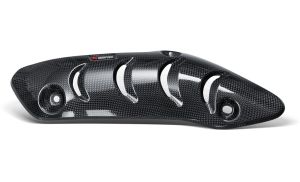 Paracalore Carbonio Akrapovic per collettori Ducati Monster 821 17-20, Monster 1200 14-20,codice P-HSD12E1