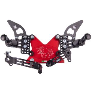 PEDANE SPIDER DUCATI 749 - 999 CON CAMBIO NORMALE E ROVESCIATO