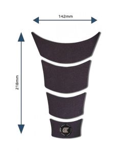 PROTEZIONE EAZI GRIP CENTRALE SERBATOIO CENTRE PAD DESIGN A NERO SILICONE