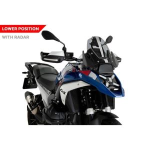 21794H - PUIG CUPOLINO SPORT CON RADAR BMW R1300 GS TRIPLE BLACK 23-24 FUME CHIARO