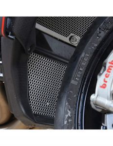 Retina protezione radiatore olio nera MV AGUSTA Brutale 1000RR / ORO 2020-