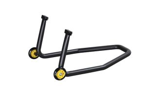 Cavalletto posteriore Lightech in ferro a 2 ruote con pattini, codice RSF045P