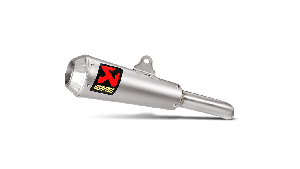 TERMINALE SCARICO AKRAPOVIC SLIP ON TITANIO KAWASAKI NINJA 125-250 / Z / SL / 11kW