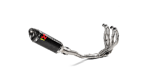 S-K6R11-RC - SCARICO AKRAPOVIC INOX CARBONIO KAWASAKI ZX-6R 09-20 / 636 09-24 