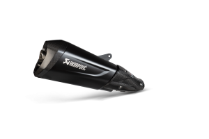 TERMINALE SLIP ON AKRAPOVIC ACCIAIO NERO VESPA GTS 300 2021-2023
