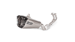 SCARICO COMPLETO AKRAPOVIC SILENZIATORE TITANIO PER YAMAHA T-MAX 530 17-19 codice S-Y5R3-HZEMT/1