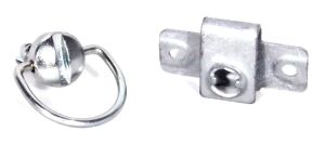 Sgancio rapido da 12 mm più ricettacolo da rivettare alla carena