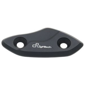Coppia tappi (2pz. sx+dx) copriforo specchi LighTech per Aprilia RSV4R / RSV4RF 09-23 RS660 20-23 codice SPE111 Ner