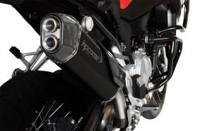 Hp Corse terminale di scarico sps carbon black per BMW f 850 GS omologato euro 4 18-20