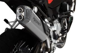 Hp corse terminale di scarico SPS CARBON SATIN per bmw f 850 gs 2019 omologato euro 4