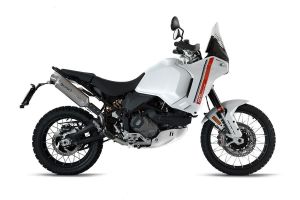 Hp Corse terminale di scarico SP-1 SHORT TITANIUM ALTO per ducati desertx omologato euro 5