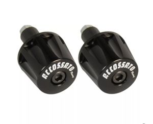 Coppia Di Contrappesi NERI Accossato Monocolore Per Manubri Con Foro Interno Diametro Da 12mm A 20mm