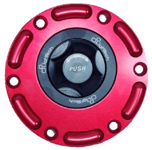 Tappo Serbatoio Lightech Sgancio rapido Per Aprilia Shiver, Tuono 03<, Triumph modelli 2010<, codice TR5 Rosso