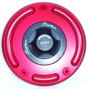 Tappo Serbatoio Lightech Sgancio rapido Per Aprila RSV 1000 04>08 - RSV4 R/ Factory / APRC 09-20 - Tuono V4 11-20 - Ducati Streetfighter 848/1100 09>16 e MV F$ 97-09 codice TR10 Rosso