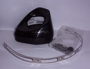 Fondello in carbonio Akrapovic V-EC235 scarico completo S-A10E8-RC per APRILIA RSV4 RF/RR SILENZIATORE CARBONIO