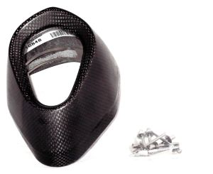 v-ec32 - Fondello in carbonio Akrapovic V-EC 32 per silenziatore con fodero ellittico in carbonio per YAMAHA FZ8,FAZER 8  e FZ1 e KAASAKI ZZR 1400