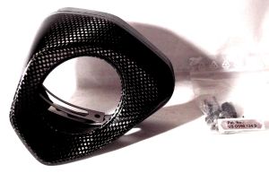 V-EC95 - Fondello in carbonio Akrapovic per silenziatore con fodero ellittico in Carbonio per YAMAHA R6 08-14 scarico S-Y6R7-ZC e S-Y6SO7-HZT