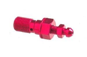 Bullone singolo con spurgo Lightech rosso, M 10x1, codice VF11SPROS